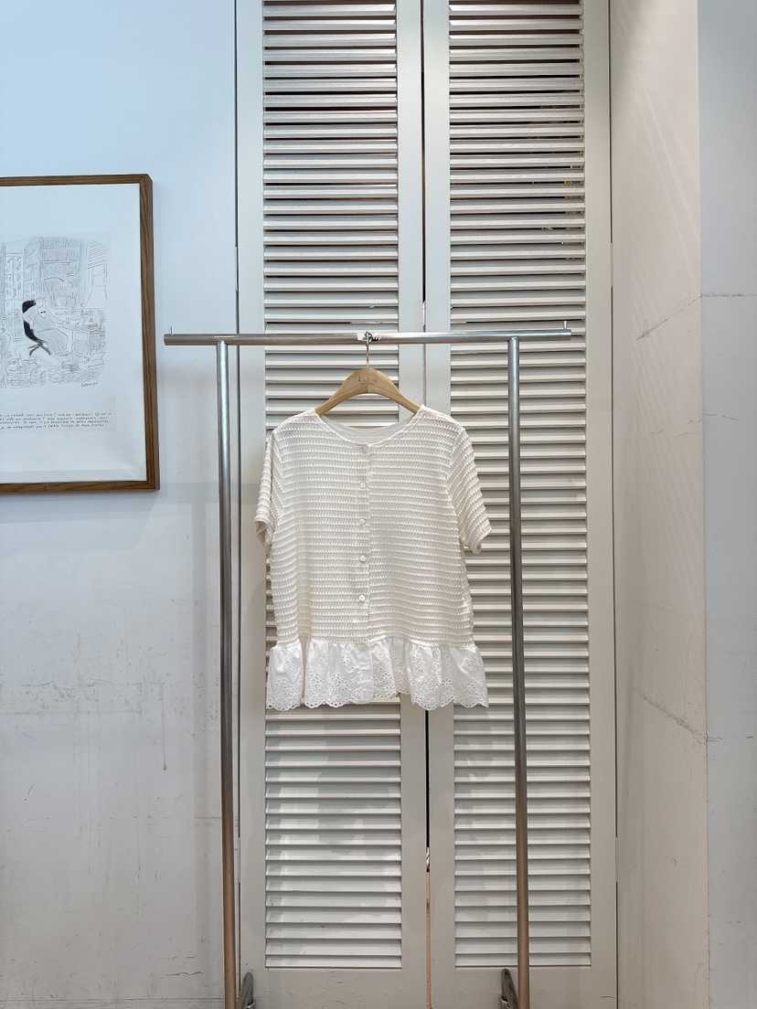 FAVE-L韓國直郵實拍女士新款休閑時尚熱賣26春夏襯衫蕾絲衫FAVE-L襯衫/蕾絲衫