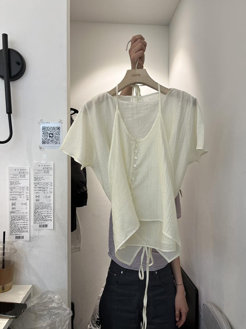 OUVIR韓國直郵實拍女裝新品熱賣休閑職業時尚推薦襯衫蕾絲衫O.V.R/OUVIR襯衫/蕾絲衫