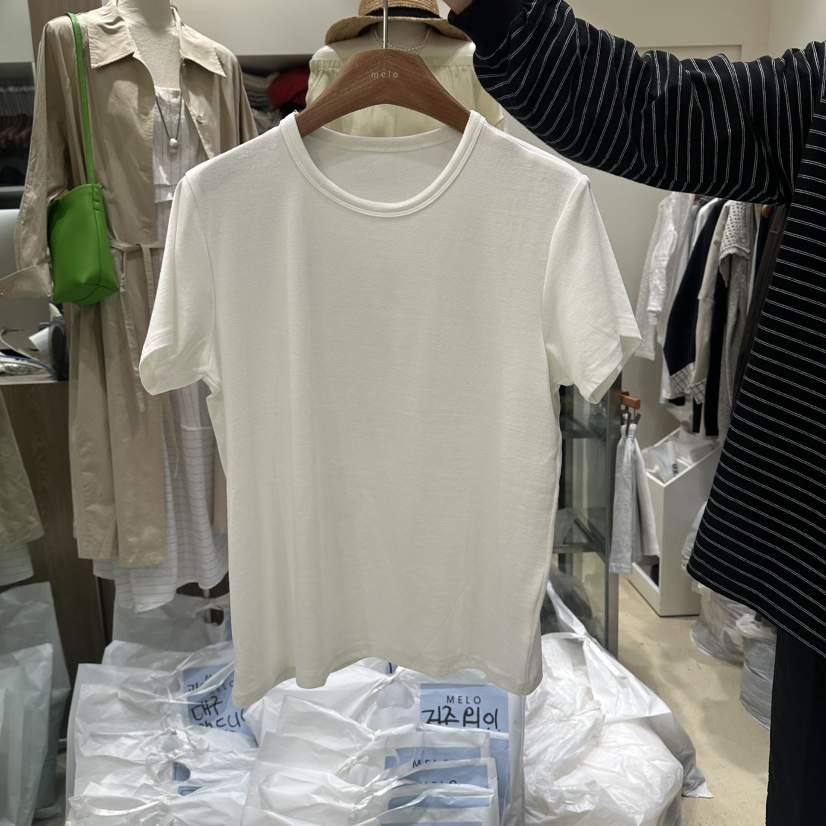 MELO韓國代購女士新品熱賣推薦人氣休閑26春夏時尚職業T恤MELOT恤
