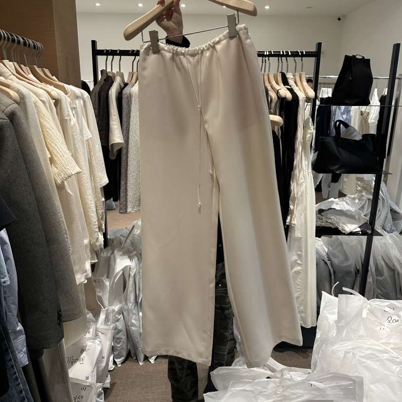 LE BUTTER韓國東大門代購女裝新款熱賣休閑人氣休閑褲絲綢LE BUTTER休閑褲