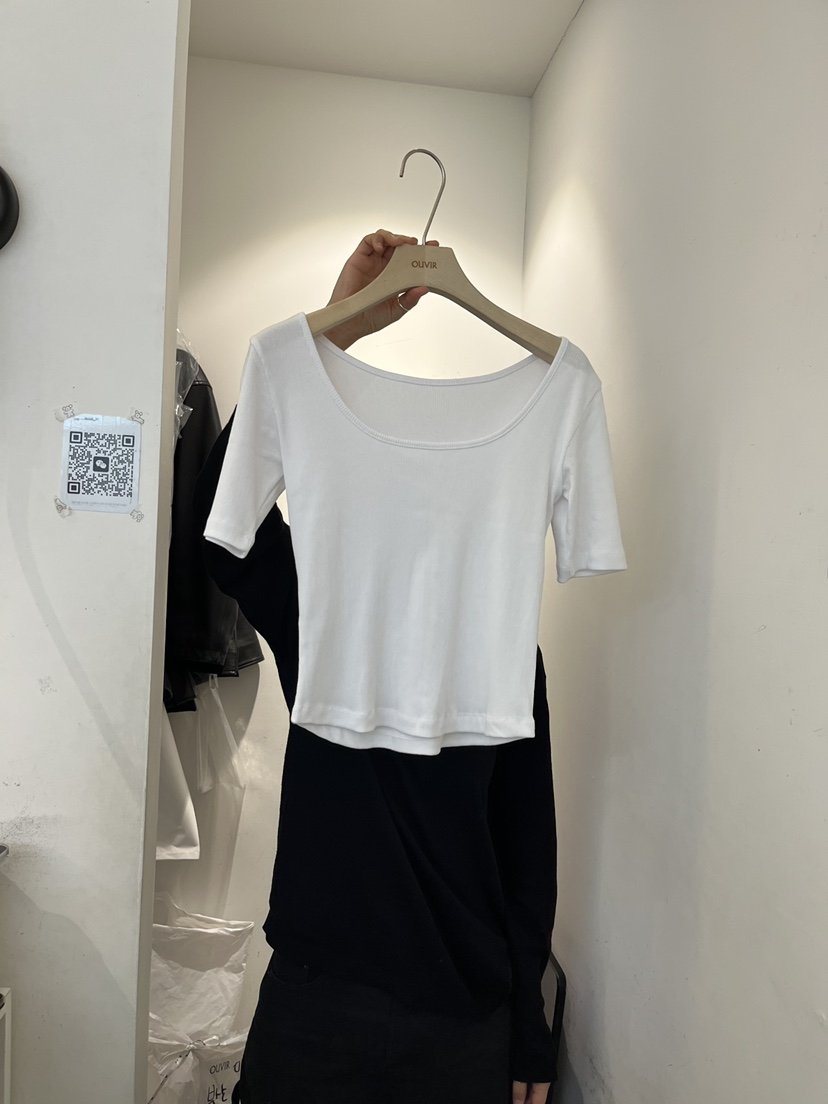 OUVIR韓國東大門代購女裝新款推薦休閑26春夏時尚熱賣T恤O.V.R/OUVIRT恤