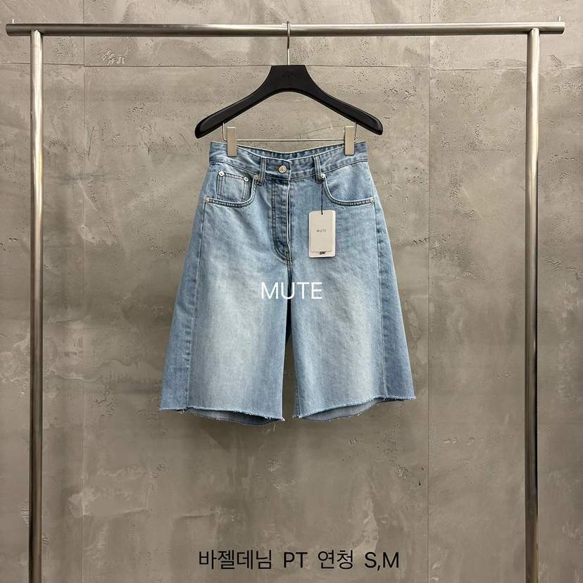 MUTE-P韓國代購女裝新款時尚人氣職業推薦熱賣休閑26春夏短褲MUTE短褲