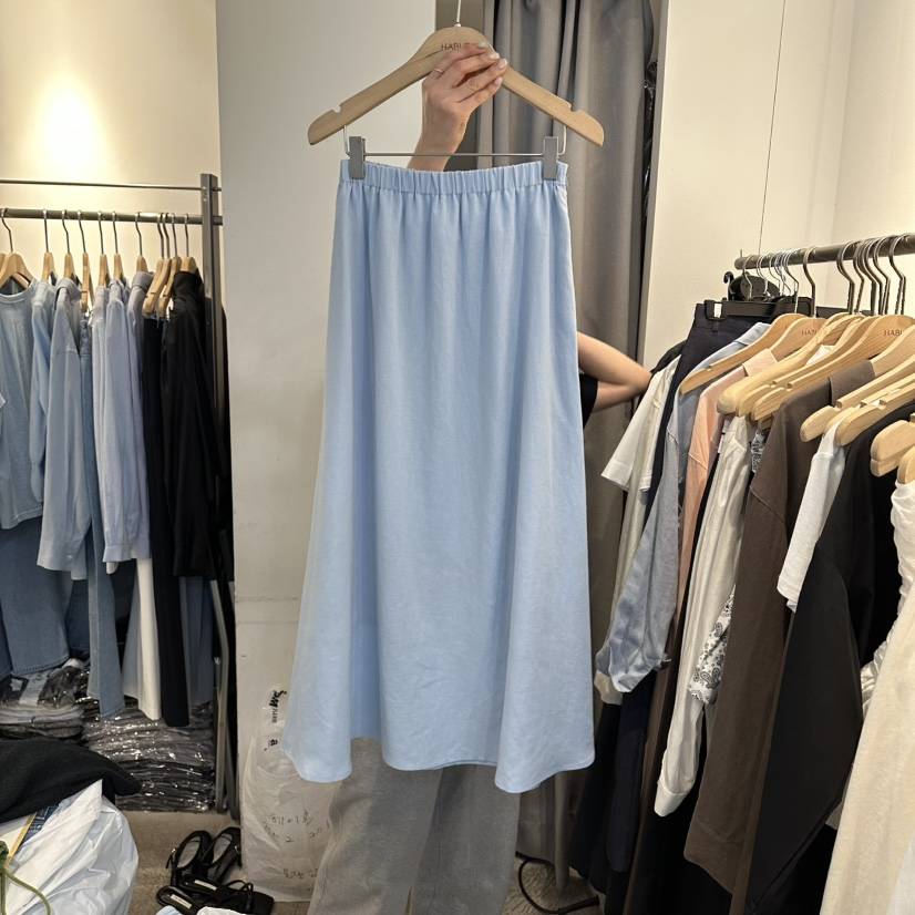 HABLE韓國代購女士新品職業熱賣人氣推薦時尚26春夏休閑長裙HABLE長裙