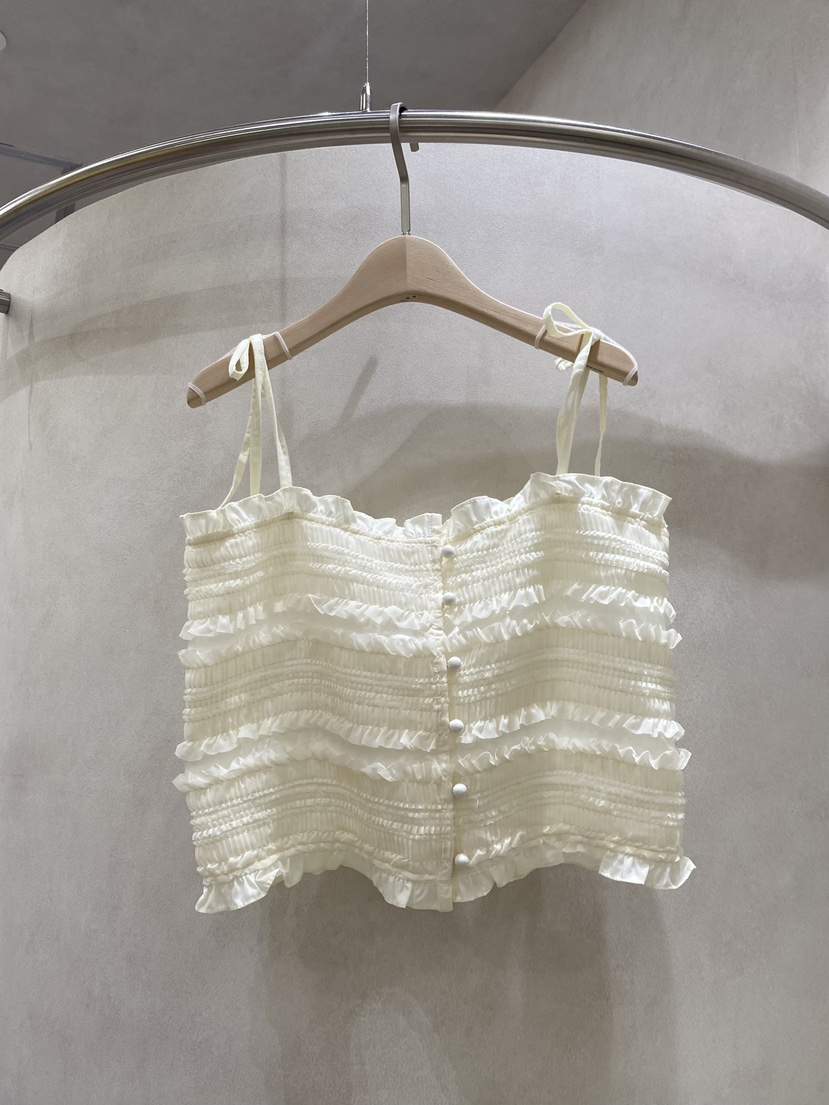 WHO IS SHE韓國代購女士新品休閑人氣時尚26春夏吊帶背心WHO IS SHE吊帶/背心