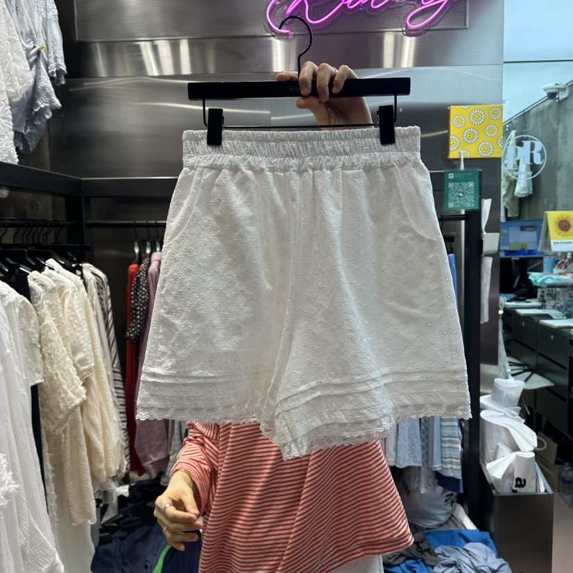 RUNWAY-런웨이韓國直郵實拍女士新款人氣休閑熱賣短褲褶裥RUNWAY短褲