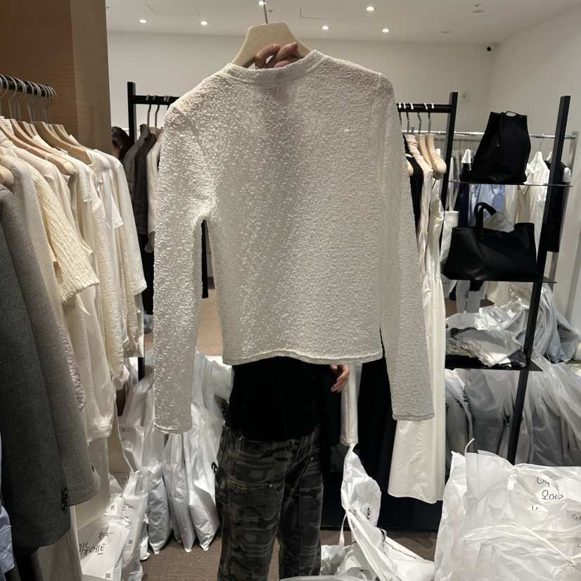 LE BUTTER韓國直郵實拍女士新品推薦職業時尚襯衫蕾絲衫LE BUTTER襯衫/蕾絲衫