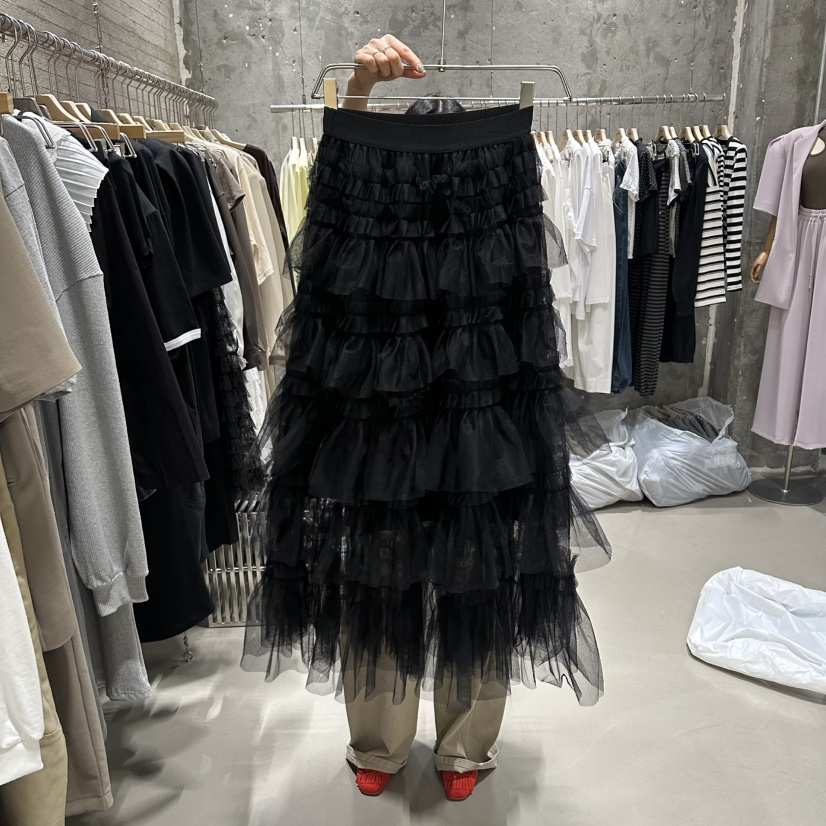 JUNI韓國直郵實拍女裝新款推薦時尚熱賣職業休閑26春夏長裙my juni長裙