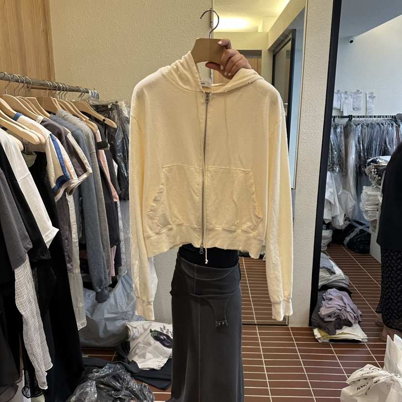 CHOI-L韓國直郵實拍女士新款推薦時尚夾克拉鏈連帽衫復古CHOI夾克