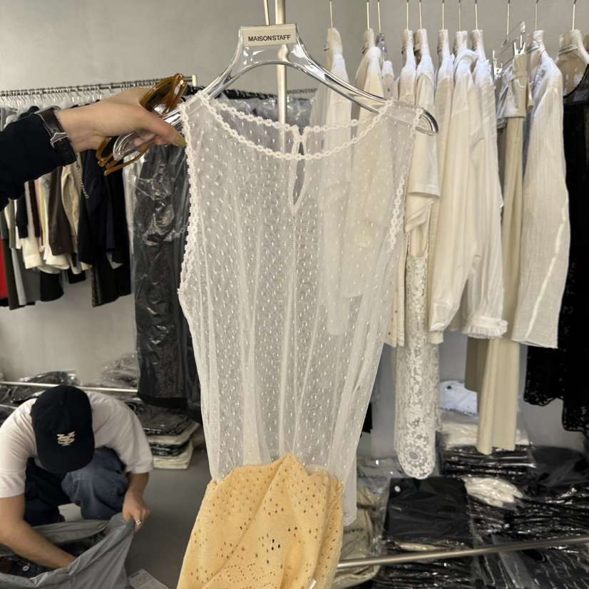 DOUBLE STANDARD/LE SMOKING/MAISONSTAFF韓國直郵實拍女士新款熱賣吊帶背心MAISONSTAFF吊帶/背心