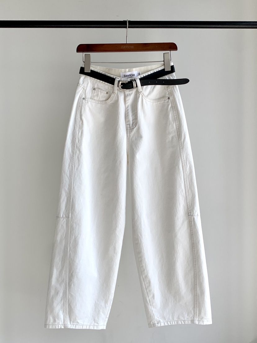DAVICHI/D.SECOND韓國東大門直郵女士新品推薦牛仔褲含隨機腰帶DAVICHI/D.SECOND牛仔褲