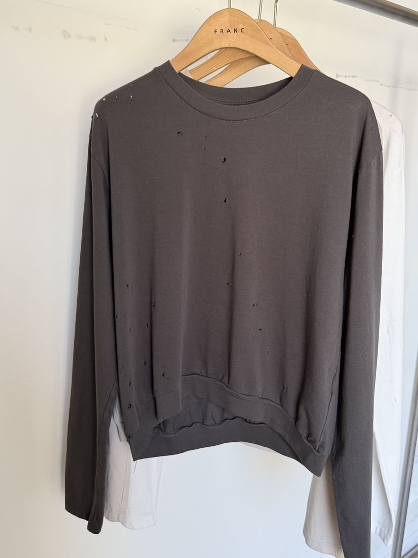 FRANC—L韓國東大門直郵女士新品人氣熱賣職業推薦長袖T恤FRANC長袖T恤