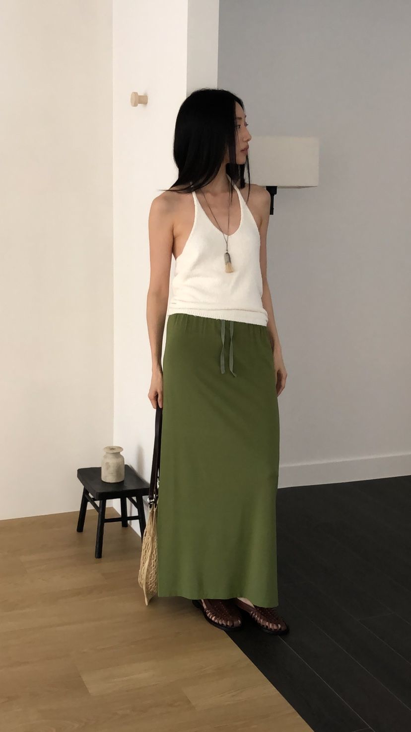 TORRE韓國直郵實拍女士新款職業熱賣推薦休閑26春夏人氣長裙TORRE長裙