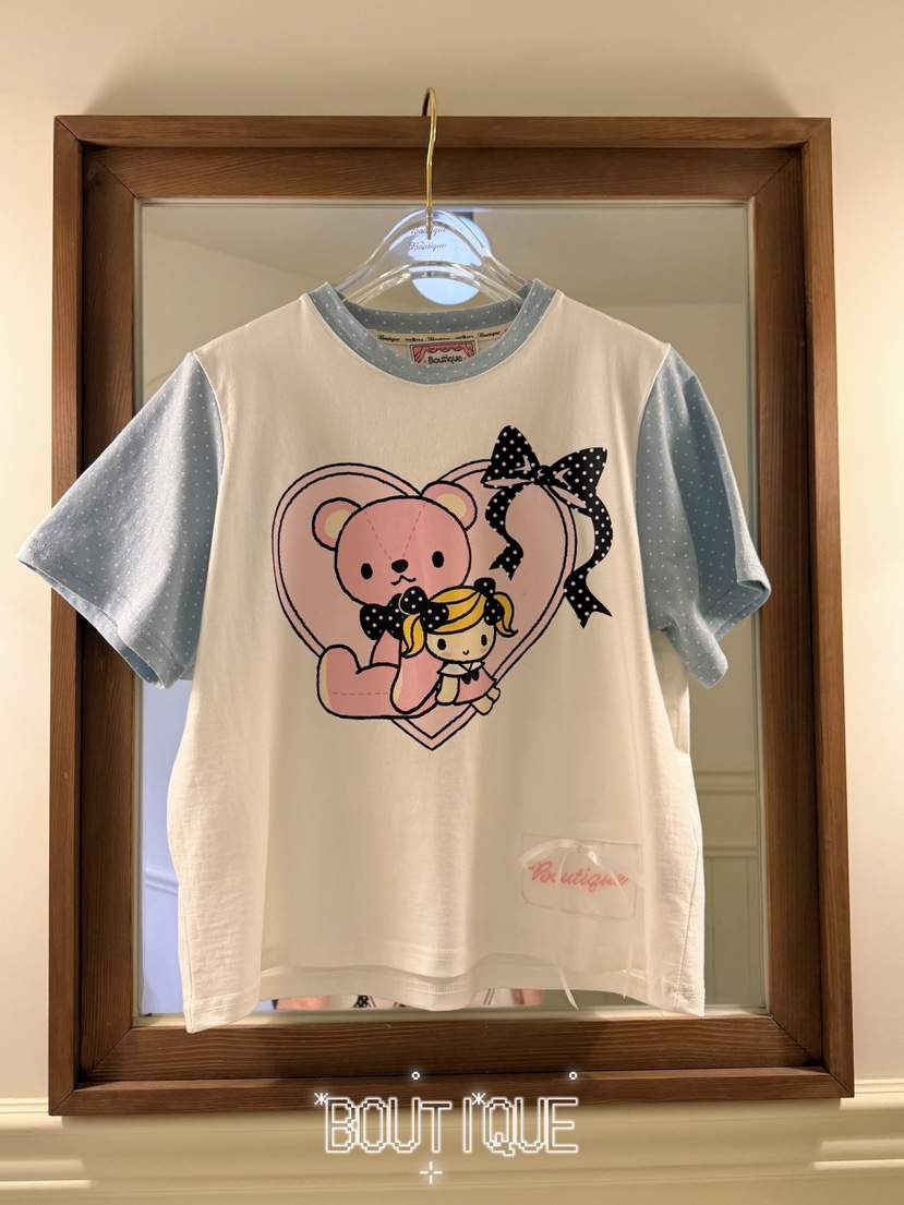 BOUTIQUE-L韓國直郵女裝新品人氣熱賣推薦時尚休閑26春夏T恤BOUTIQUE-LT恤