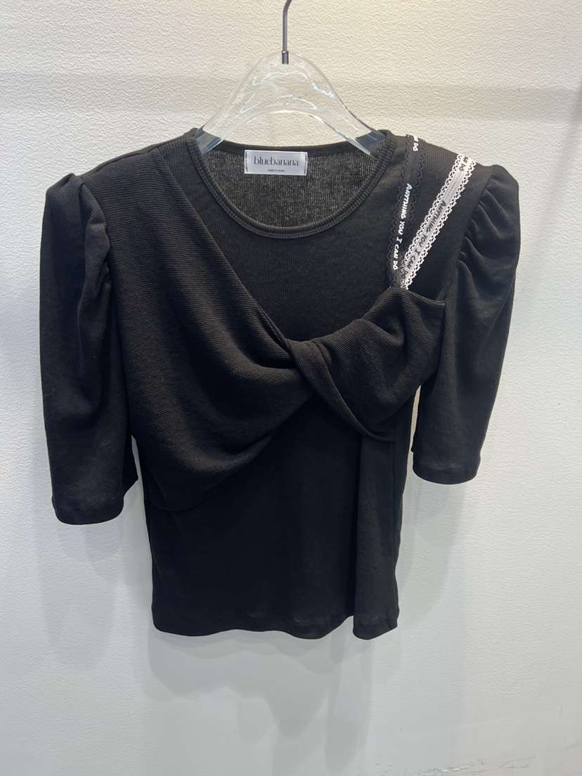 BLUE BANANA韓國東大門代購女裝新款休閑T恤不含項鏈假兩件BLUE BANANAT恤