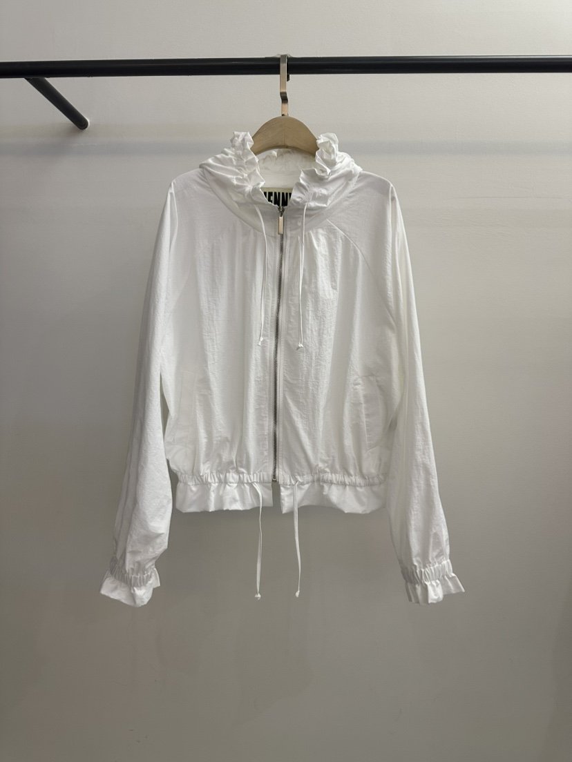 JENNY 1976韓國代購女裝新款休閑人氣推薦時尚夾克荷葉邊JENNY 1976夾克