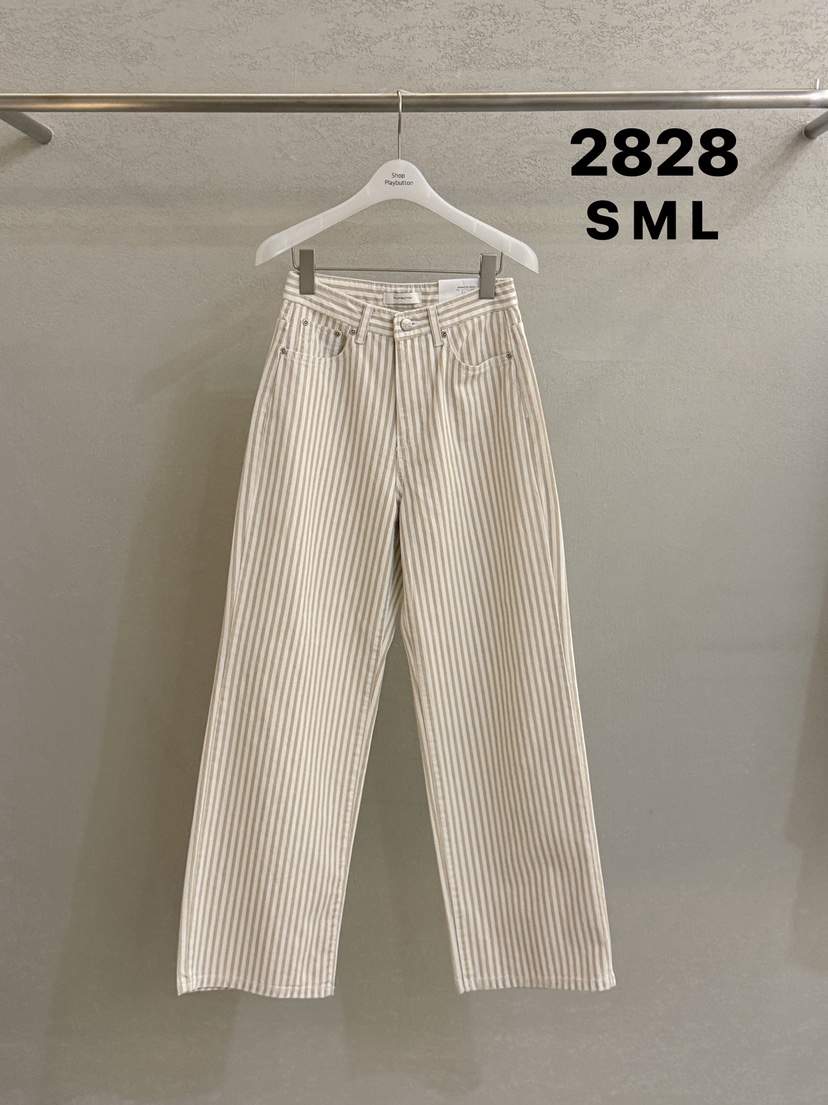 PLAYBUTTON-P韓國直郵實拍女裝新品休閑26春夏推薦牛仔褲PLAYBUTTON牛仔褲