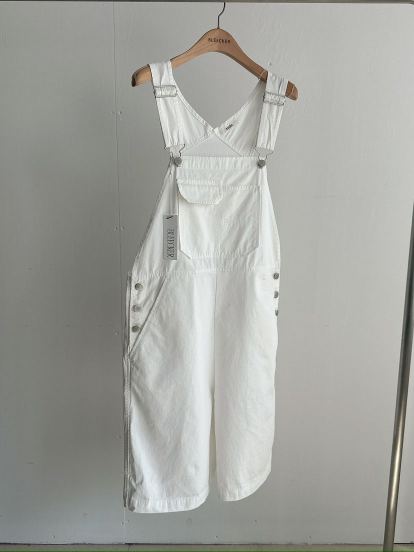 BLEECKER韓國代購女士新品職業熱賣人氣26春夏背帶褲棉質BLEECKER背帶褲