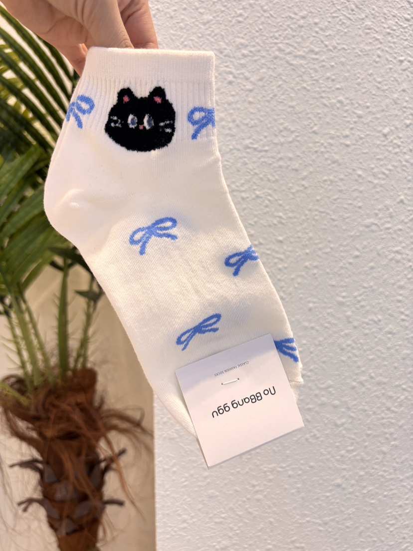 CACTUS-Q韓國代購女裝新款26春夏熱賣休閑職業推薦時尚襪子CACTUS十雙起/可混搭襪子