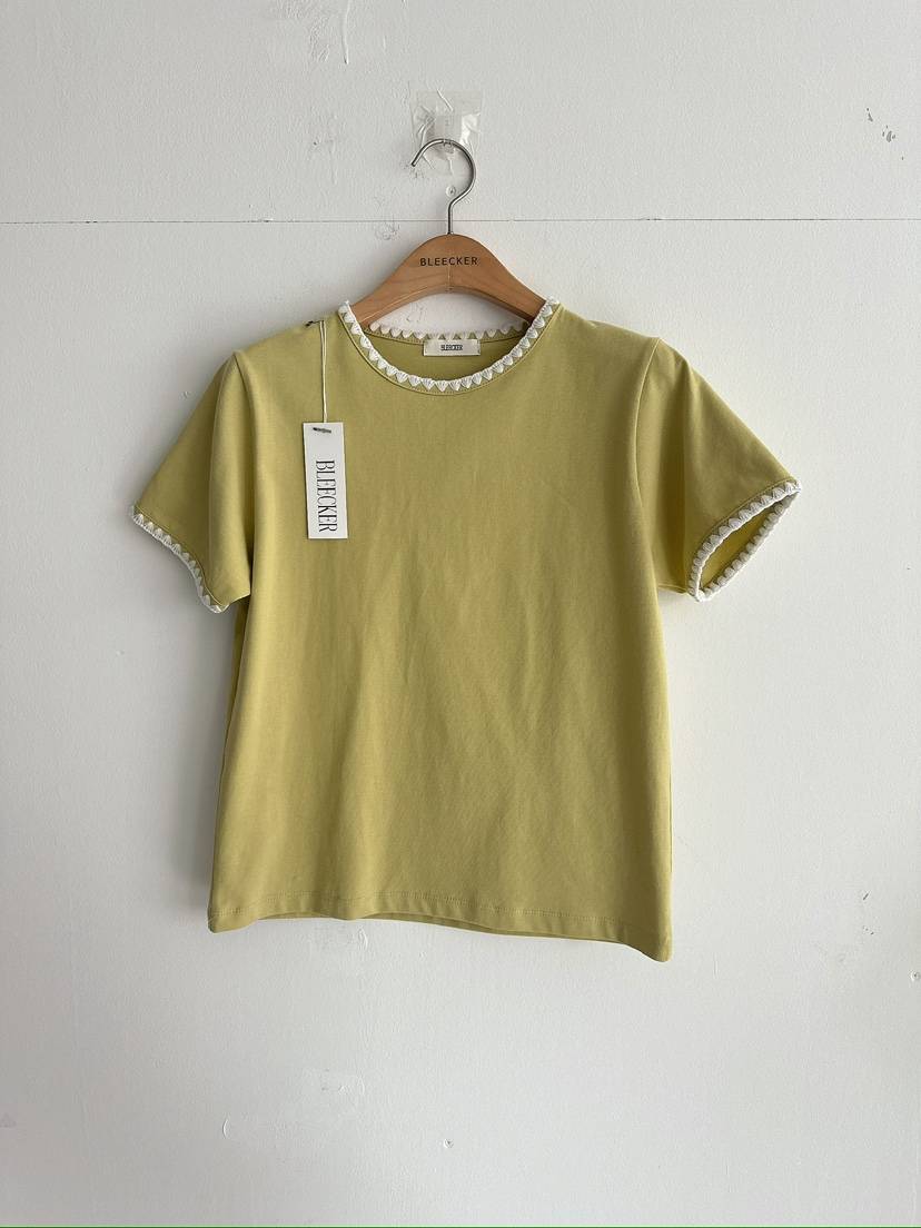 BLEECKER東大門代購女士新品推薦26春夏熱賣時尚真品T恤刺繡BLEECKERT恤