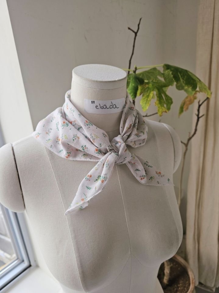 EBADA韓國代購女士新品熱賣休閑人氣真品圍巾披肩棉質絎縫EBADA圍巾/披肩