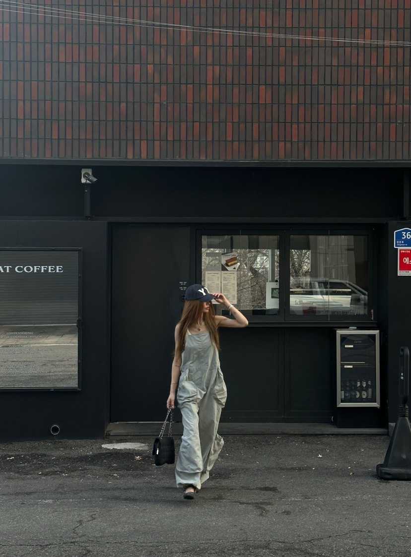 ZEROZERO韓國代購女裝新品26春夏時尚熱賣背帶褲口袋系帶ZEROZERO背帶褲