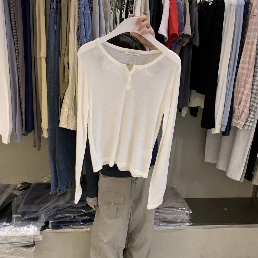 FAVE/FAVOURITE韓國直郵女士新品職業時尚真品熱賣長袖T恤FAVE/FAVOURITE長袖T恤