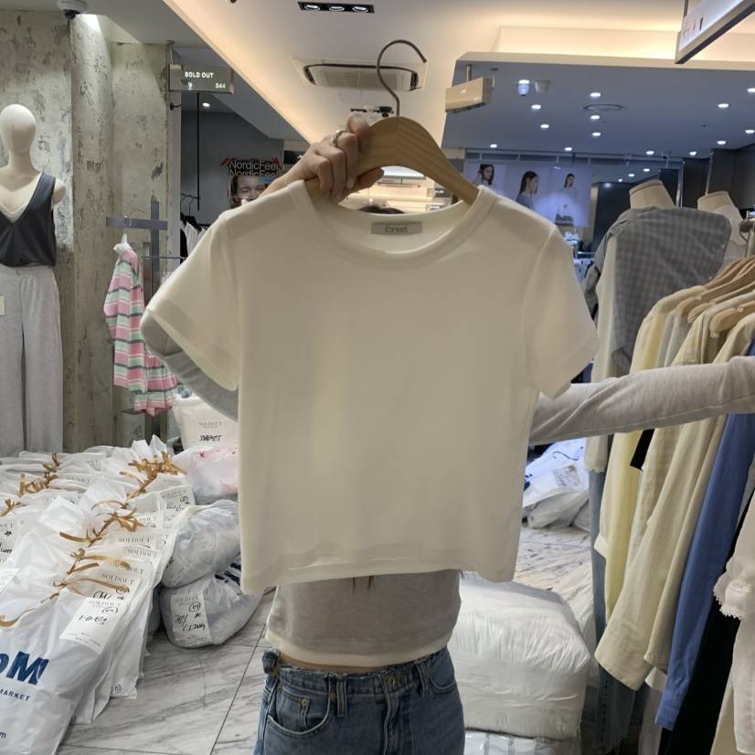 FOREST韓國直郵女裝新款時尚推薦26春夏真品人氣熱賣休閑T恤FORESTT恤