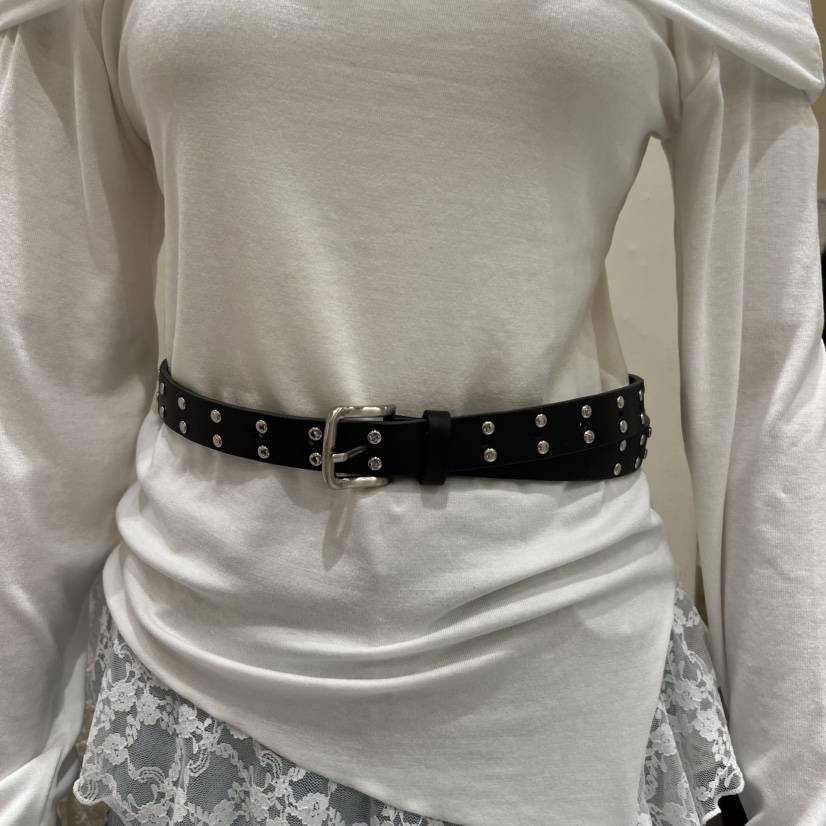 BY FLOW韓國直郵女裝新款休閑熱賣真品時尚職業腰帶腰帶BY FLOW腰帶