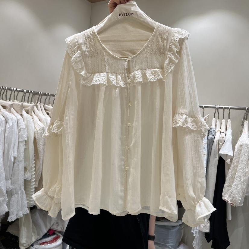 BY FLOW東大門實拍女裝新品26春夏時尚真品推薦襯衫蕾絲衫BY FLOW襯衫/蕾絲衫