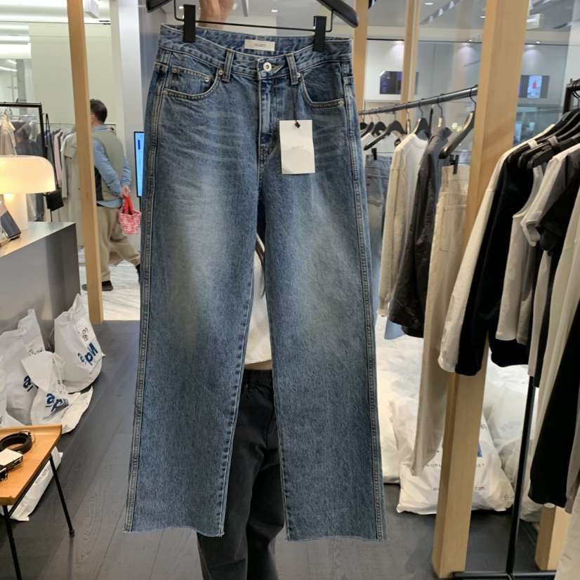 OBJECT韓國代購女士新品推薦人氣休閑真品時尚職業牛仔褲OBJECT牛仔褲