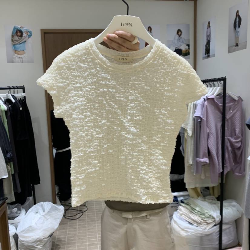 LOFN東大門直郵女裝新款26春夏職業時尚人氣熱賣真品推薦T恤LOFNT恤