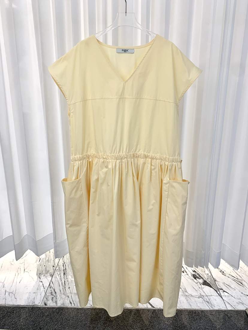 FABRIC韓國代購女士新款人氣26春夏職業時尚真品推薦連衣裙FABRIC連衣裙