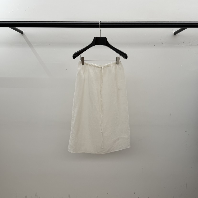 ID韓國代購女士新品人氣推薦熱賣26春夏半身裙中短裙亞麻ID半身裙/中短裙