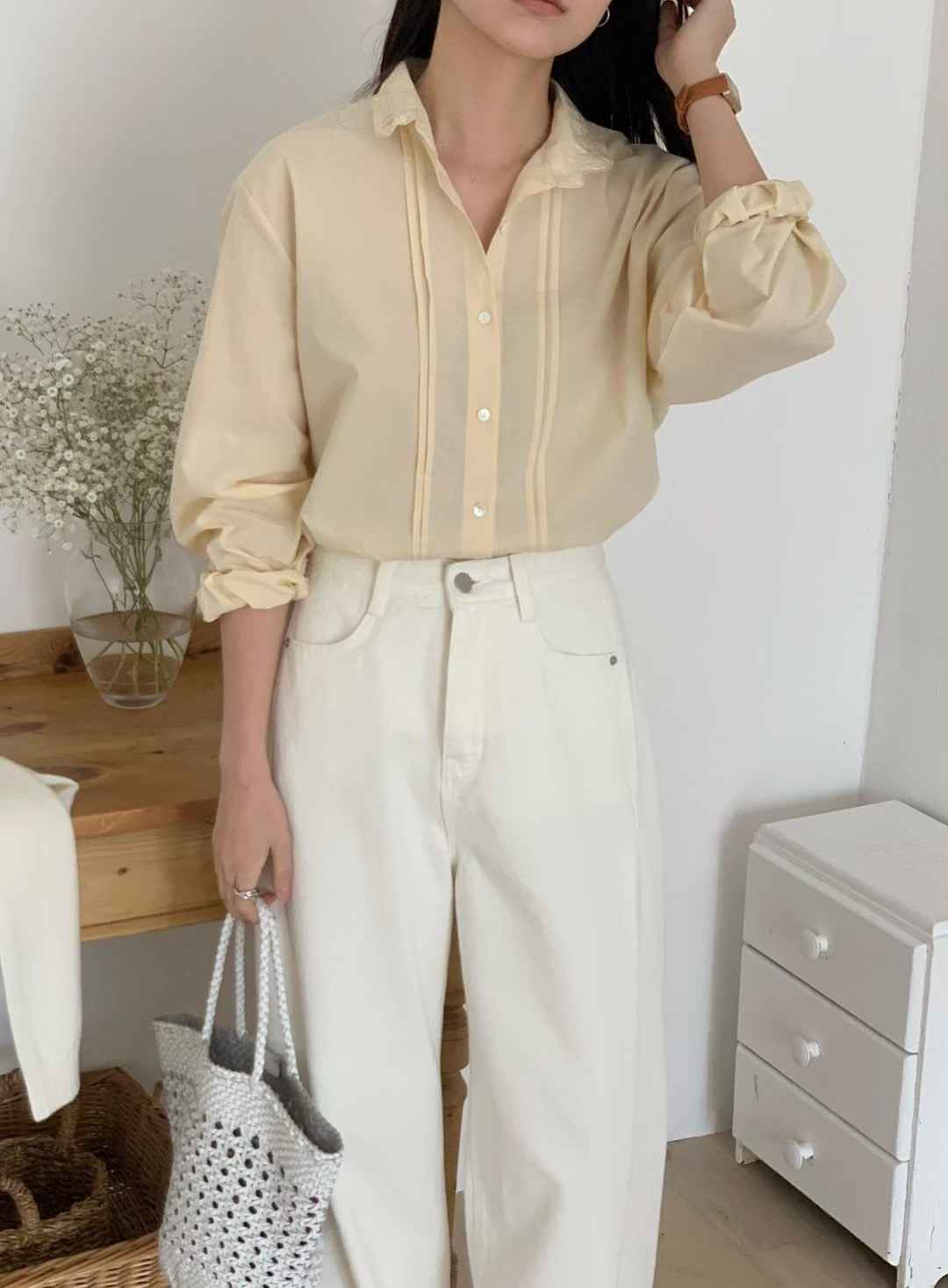 AN STAND東大門代購女士新品真品26春夏職業熱賣襯衫蕾絲衫AN STAND-2件起襯衫/蕾絲衫