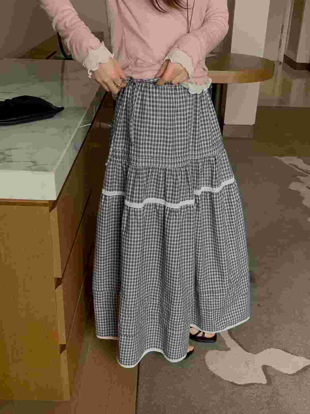 AN STAND韓國直郵女裝新款推薦26春夏真品人氣休閑熱賣長裙AN STAND-2件起長裙