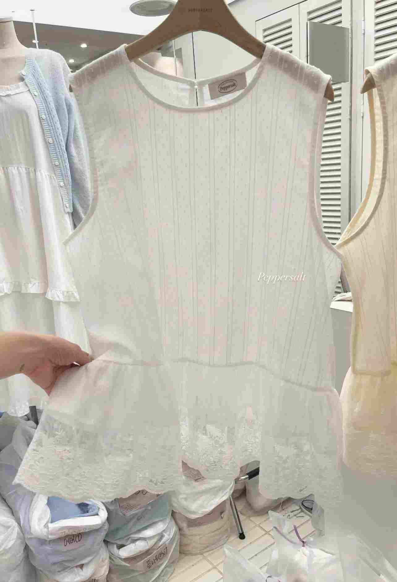 PEPPER 페페東大門代購女裝新款真品26春夏時尚吊帶背心PEPPER-SEOUL吊帶/背心