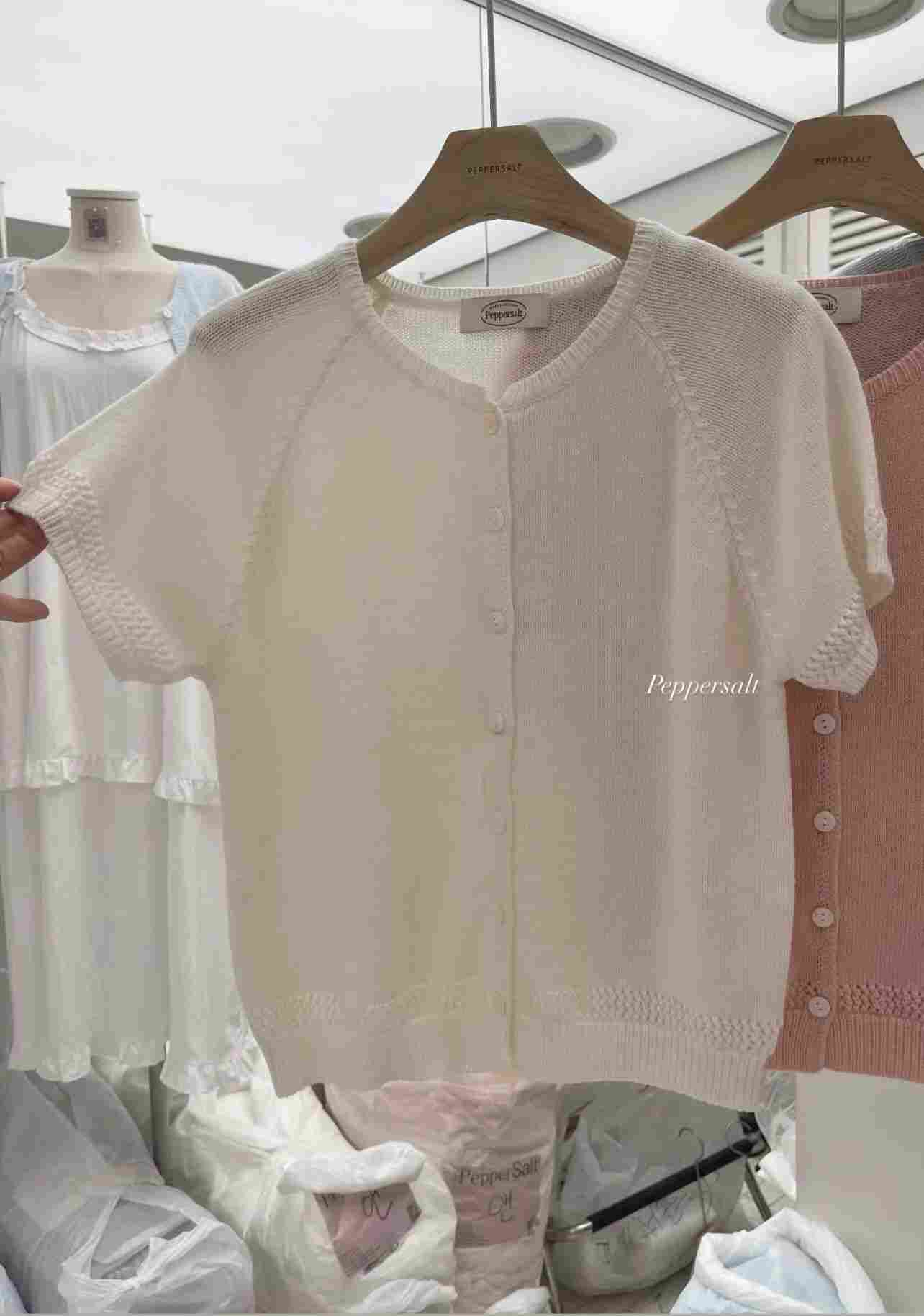 PEPPER 페페東大門代購女裝新款職業真品熱賣針織衫開衫PEPPER-SEOUL針織衫