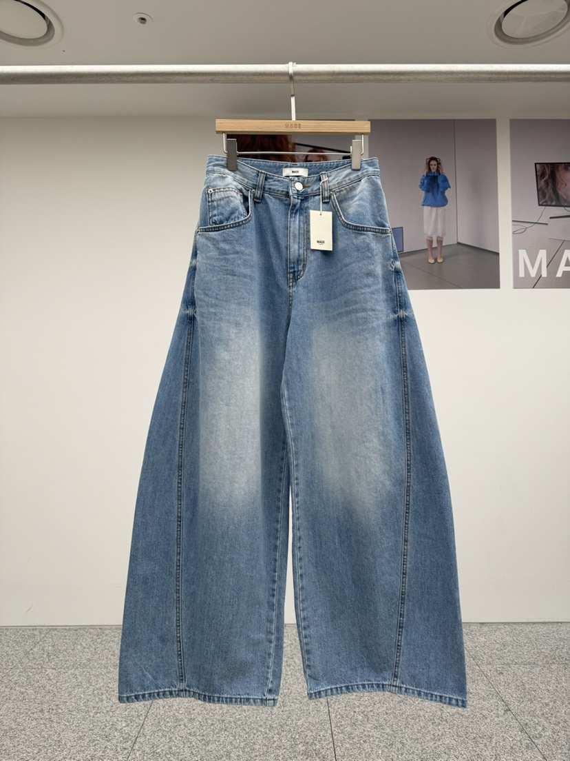 MADE-P東大門代購女裝新品休閑26春夏時尚熱賣真品牛仔褲MADE-P牛仔褲