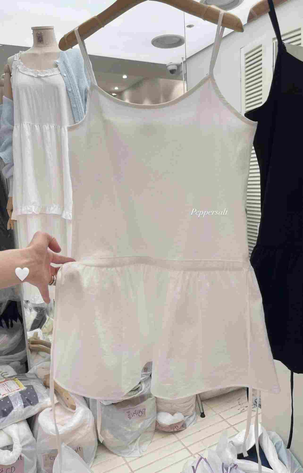 PEPPER 페페東大門直郵女士新品人氣推薦時尚職業吊帶背心PEPPER-SEOUL吊帶/背心