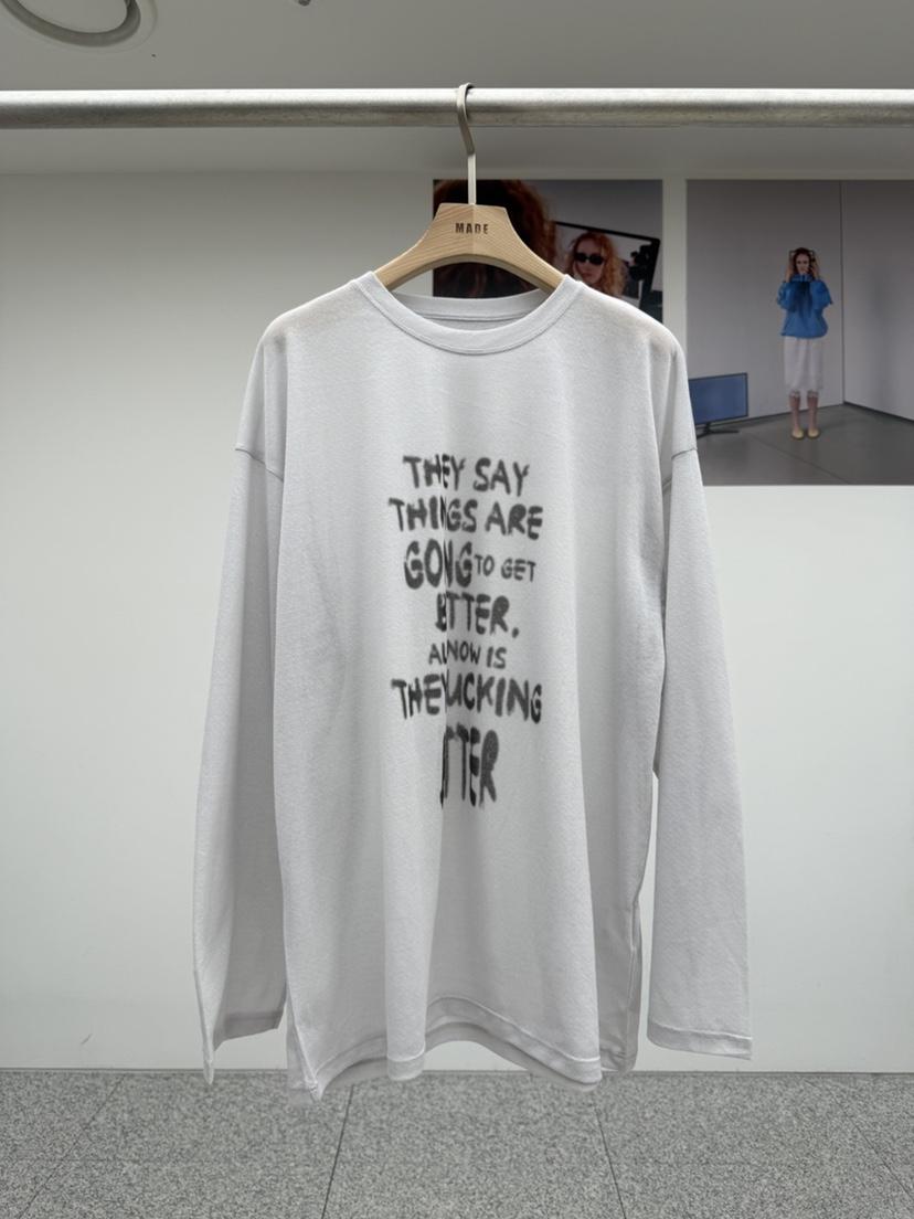 MADE-P韓國代購女裝新款人氣職業26春夏推薦休閑長袖T恤MADE-P長袖T恤