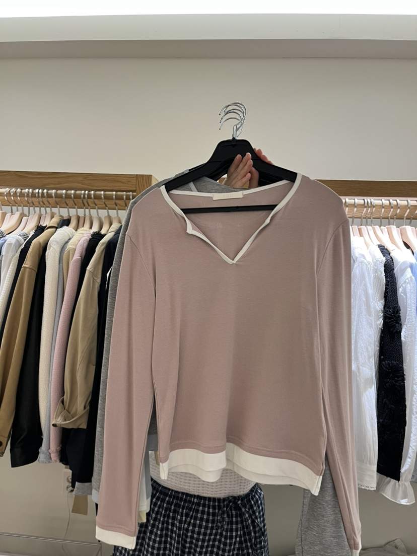 TIZZI韓國直郵實拍女士新款人氣熱賣推薦26春夏時尚長袖T恤TIZZI長袖T恤