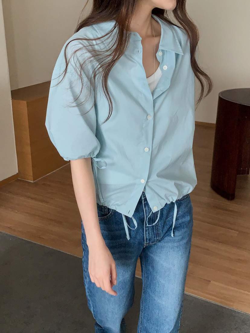 ATHEA韓國東大門直郵女士新款職業休閑時尚推薦襯衫蕾絲衫ATHEA襯衫/蕾絲衫