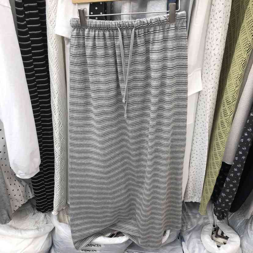 BREEZE韓國直郵女士新品人氣休閑真品職業推薦26春夏長裙條紋BREEZE長裙