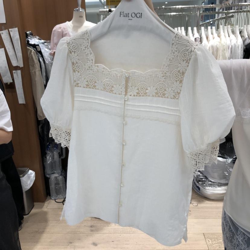 OGI東大門實拍女裝新款時尚推薦人氣熱賣職業真品襯衫蕾絲衫FLat OGI襯衫/蕾絲衫
