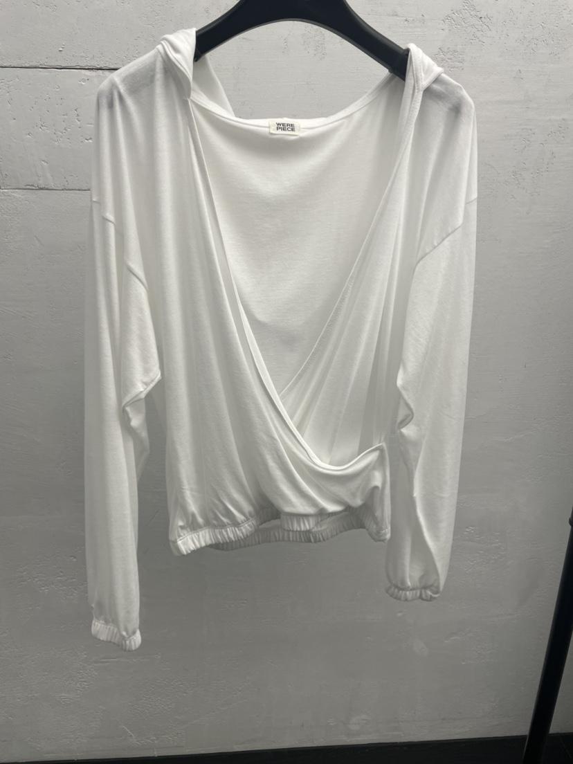 KARE/WEREPIECE韓國直郵實拍女裝新款職業長袖T恤連帽衫天絲KARE/WEREPIECE長袖T恤