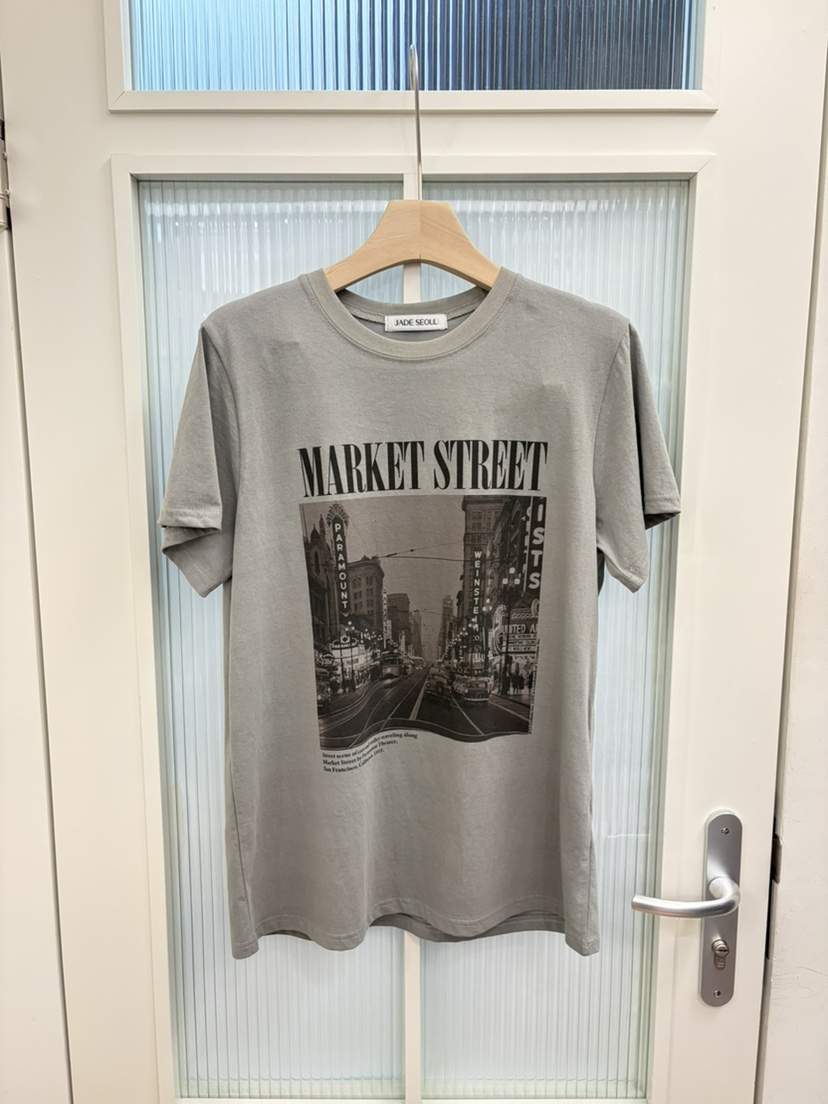 JADEMARKET韓國代購女士新品26春夏休閑人氣推薦時尚職業T恤JADE SEOUL_MARKETT恤