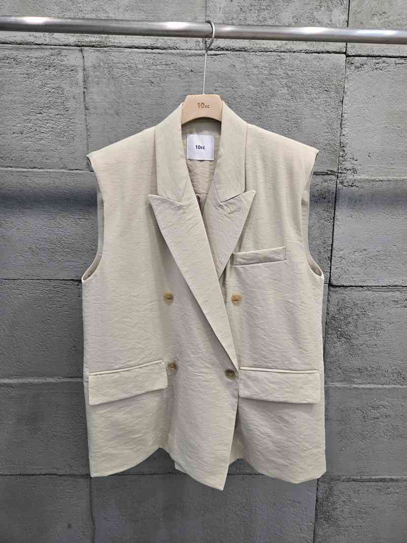 10CC韓國直郵女裝新品推薦26春夏職業休閑時尚熱賣人氣馬甲10CC馬甲