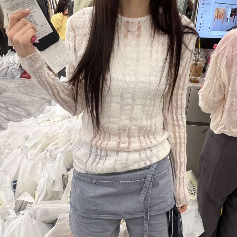 BREATHE韓國代購女裝新款人氣推薦休閑熱賣時尚職業針織衫BREATHE針織衫