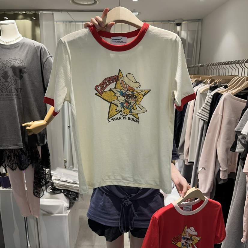 THE LOT韓國直郵女裝新款熱賣人氣休閑推薦26春夏職業T恤THE LOT/	LOTT恤