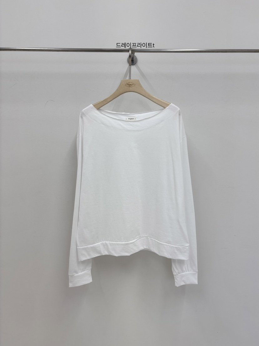 VERGAMOT韓國直郵實拍女士新款職業26春夏時尚休閑長袖T恤VERGAMOT長袖T恤